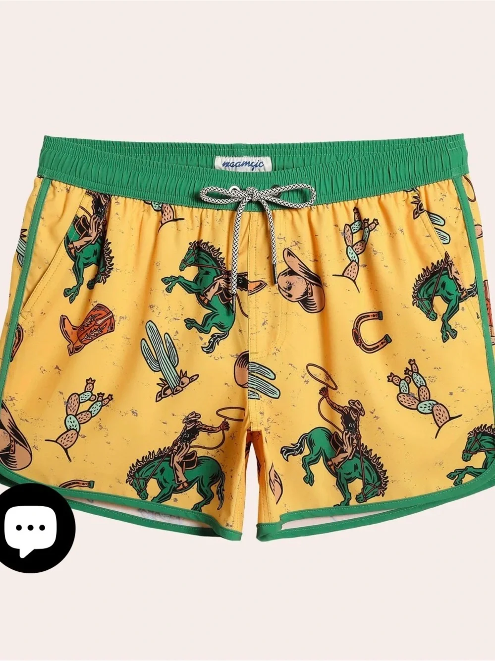 Buckaroo Desert Cowboy Swim Trunks